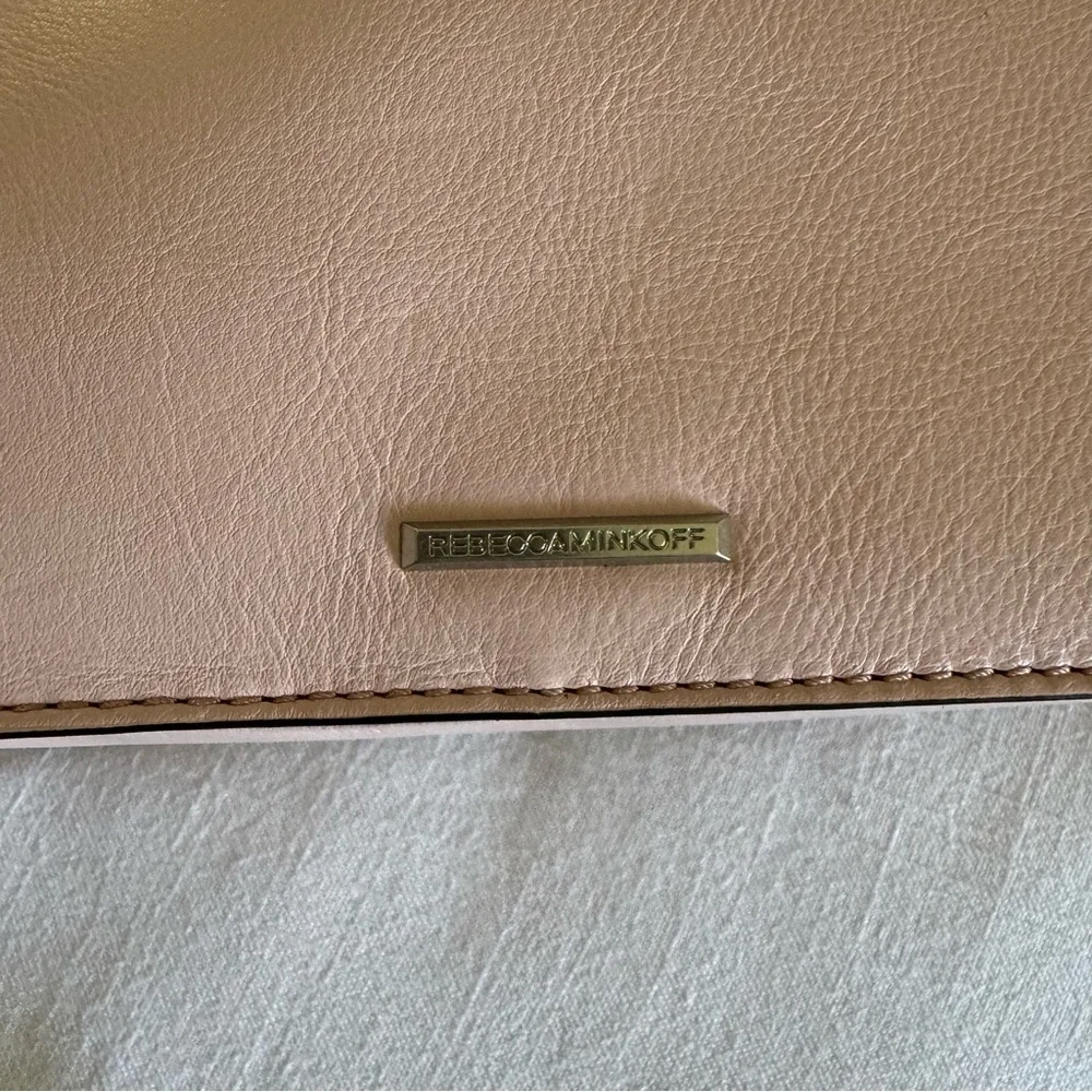 Rebecca Minkoff Chevron Love Crossbody Bag Vintage Pink